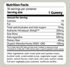 Shilajit 3-in-1 Gummies for Men