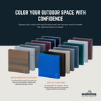 Miami Pitch Black 17-Piece 121.25 In. X 34.5 In. X 28 In. Outdoor Kitchen Cabinet Island Set