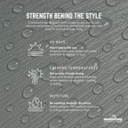 Miami Pitch Black 17-Piece 121.25 In. X 34.5 In. X 28 In. Outdoor Kitchen Cabinet Island Set