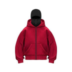 Men's Hooded Zip-Up Baseball Jacket