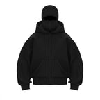 Men's Hooded Zip-Up Baseball Jacket